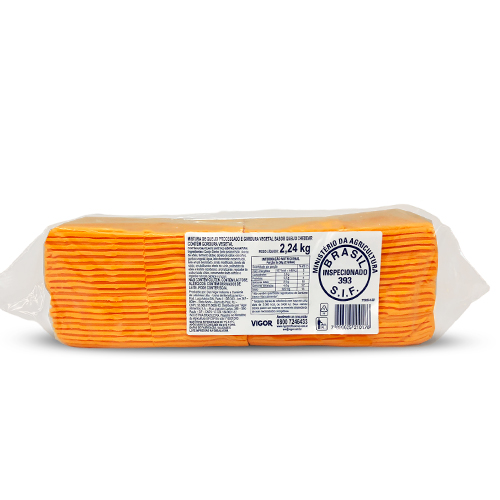 QUEIJO CHEDDAR FATIADO VIGOR 2,240KG QUEIJO, CHEDDAR, QUEIJO CHEDDAR, CHEDDAR FATIADO, QUEIJO CHEDDAR FATIADO  Queijos